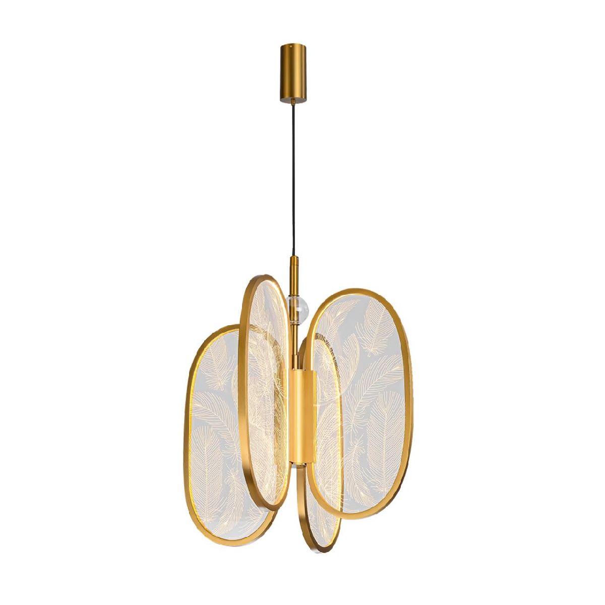 подвесная люстра odeon light piuma 6664/38l