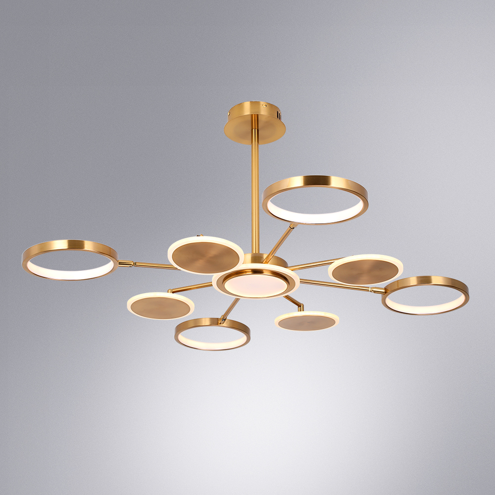 люстра на штанге arte lamp sienna a1363pl-8pb