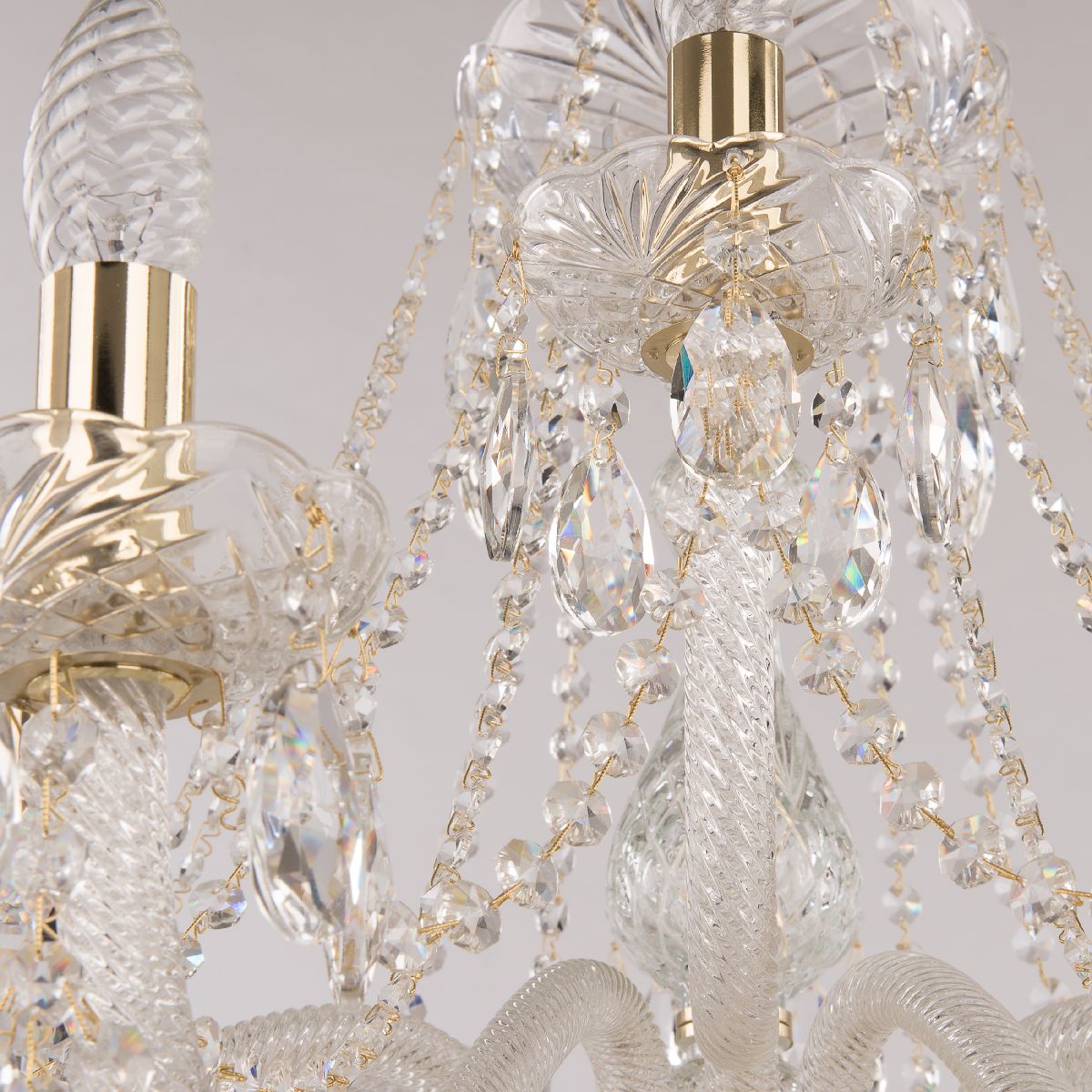 подвесная люстра bohemia ivele crystal 107/12+6/360 g