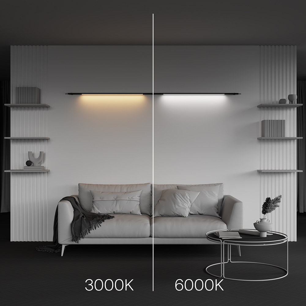 трековый светильник maytoni basis c100cl-l1000-24w3-6k-b