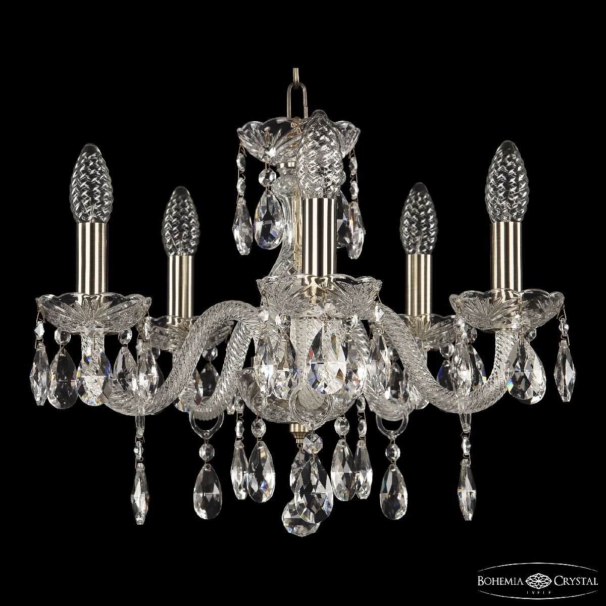 подвесная люстра bohemia ivele crystal 117/5/141 pa