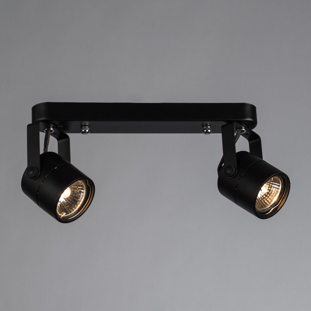 спот arte lamp lente a1310pl-2bk