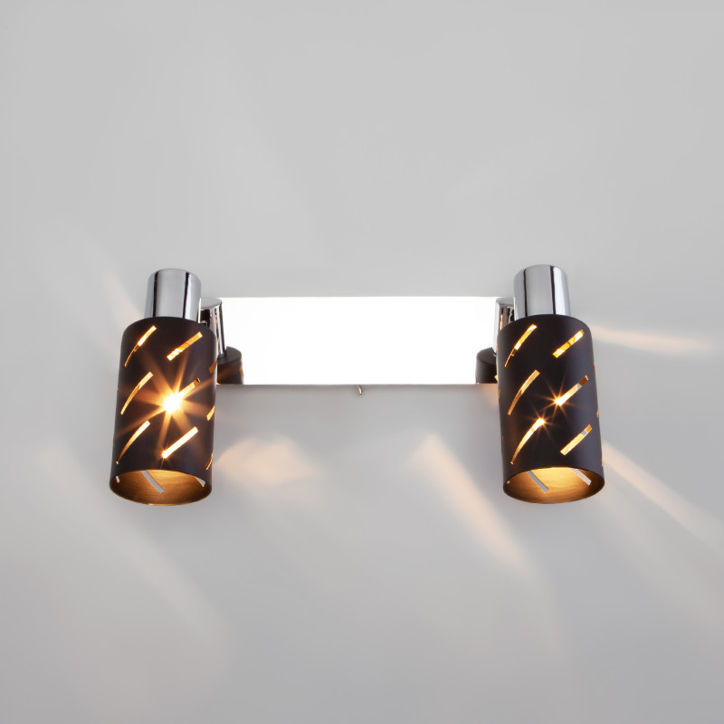 бра eurosvet 20090/2 черный/хром