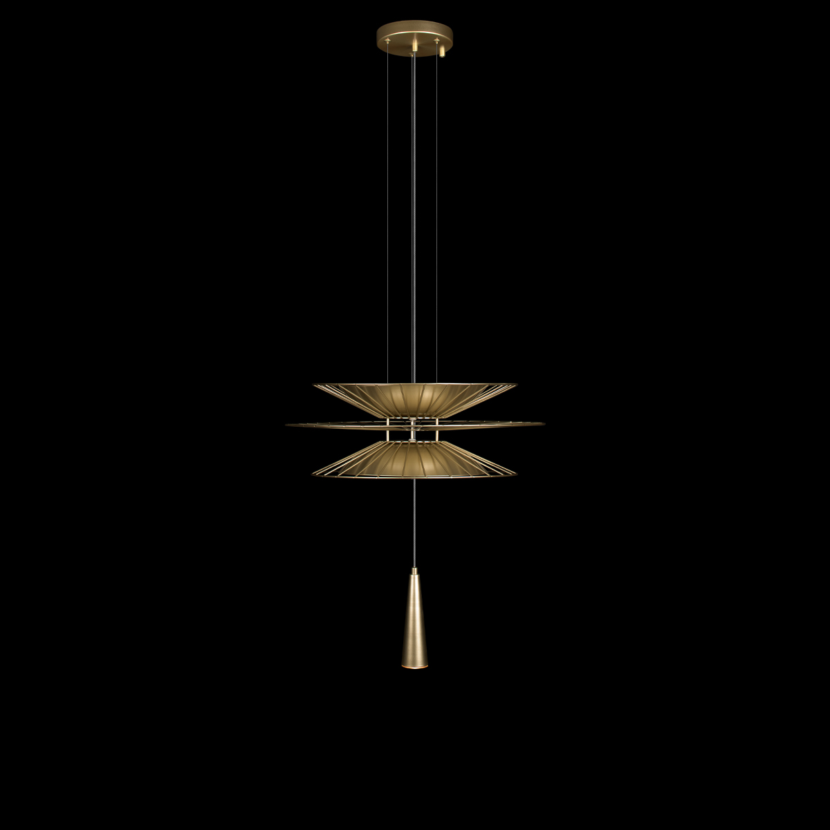 подвесная люстра loft it star 10141b/400 gold