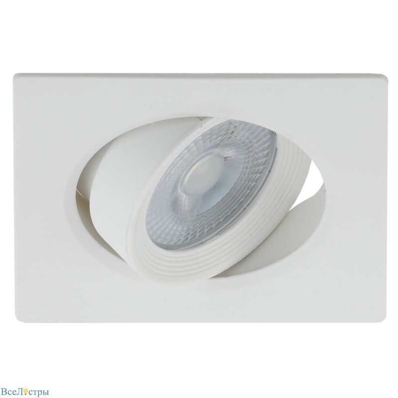 встраиваемый светильник эра kl led 21a-5 4k wh б0037035