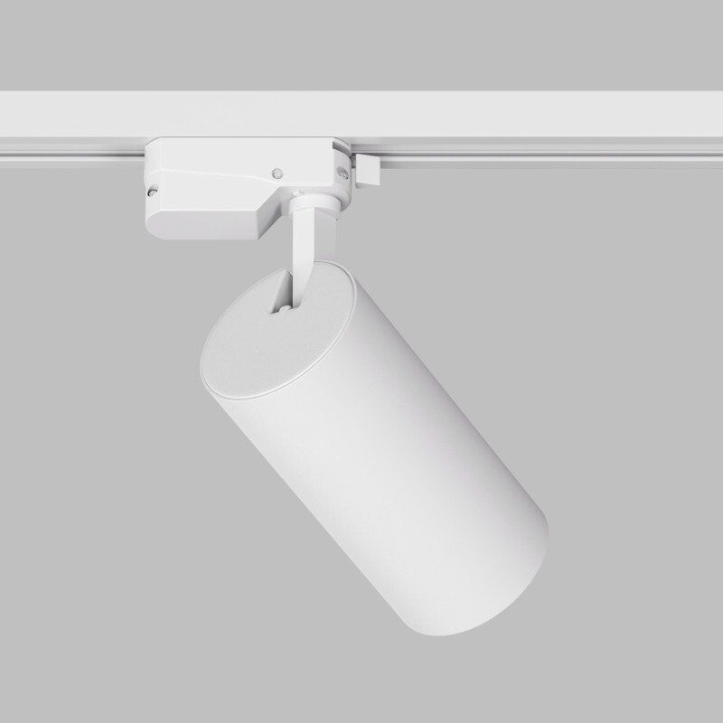 трековый однофазный светильник denkirs solid koper dk6454-wh