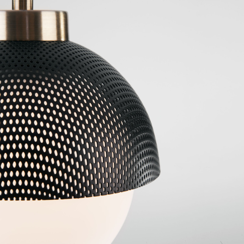 подвесной светильник eurosvet 50106/1 античная бронза/черный