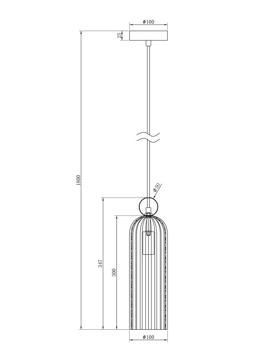 подвесной светильник maytoni antic mod302pl-01cg