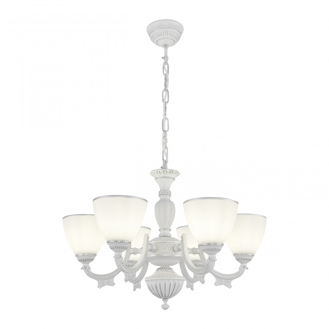 подвесная люстра arte milano 342837/6 wt+sl