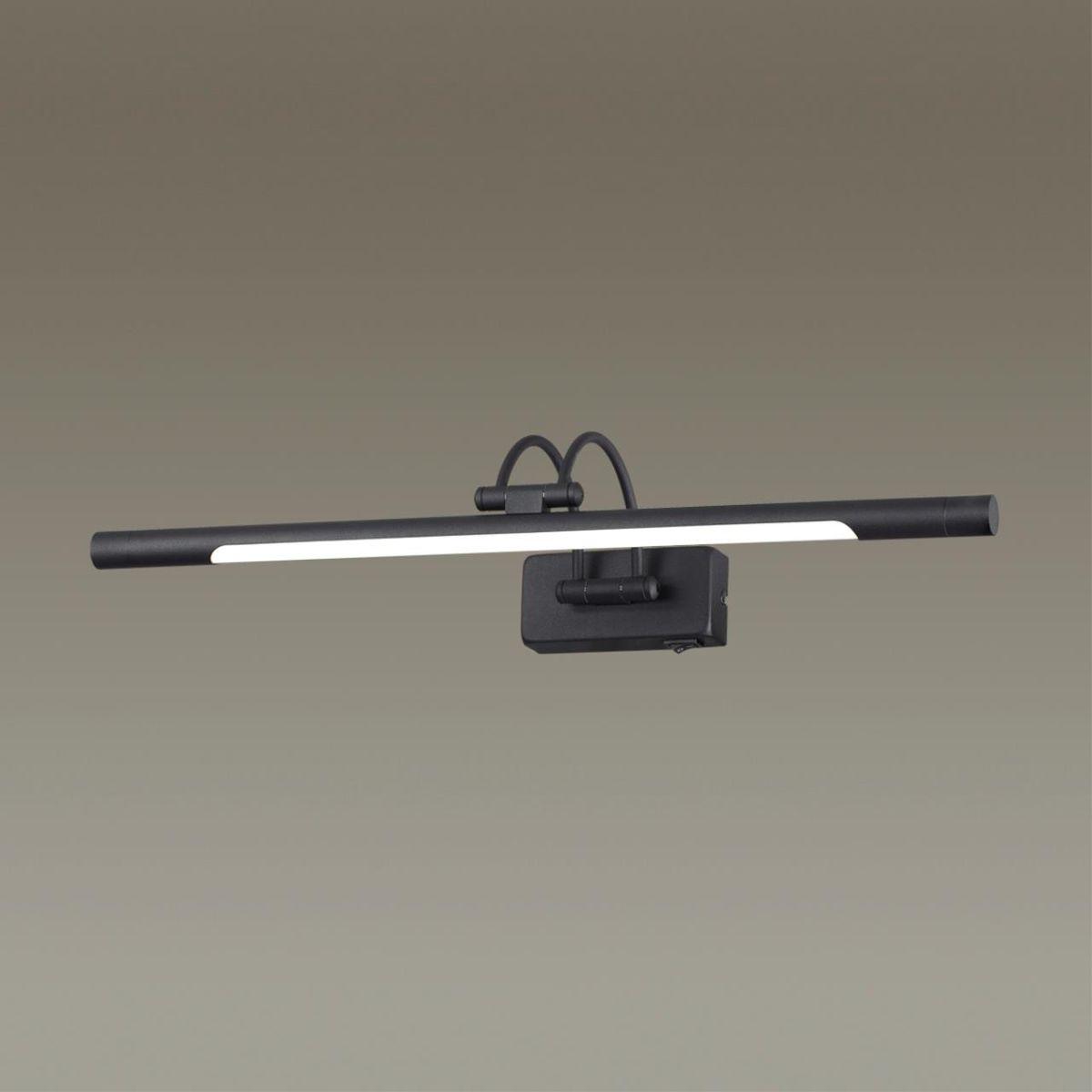 подсветка для картин odeon light walli revola 4909/8wl