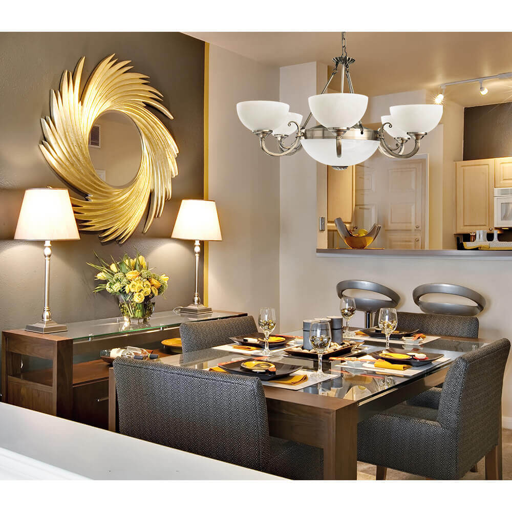 подвесная люстра arte lamp windsor white a3777lm-6-2ab