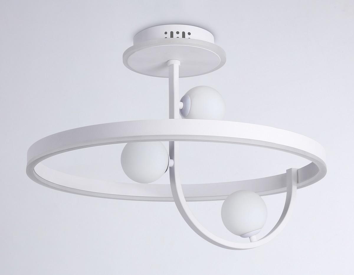 потолочная светодиодная люстра ambrella light comfort linetech fl66261