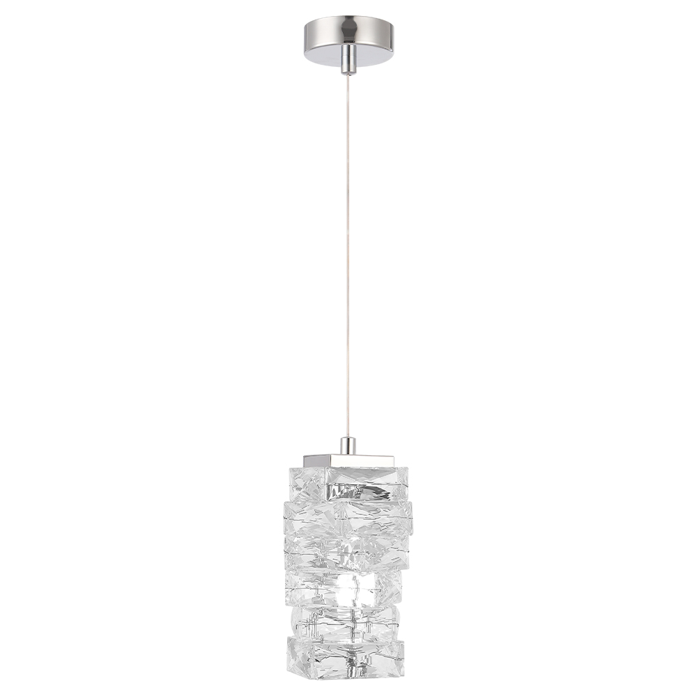 подвесной светильник crystal lux rolando sp1.2 chrone