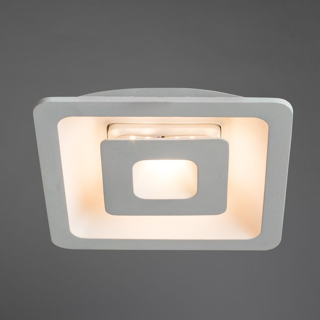 встраиваемый светодиодный светильник arte lamp canopo a7243pl-2wh
