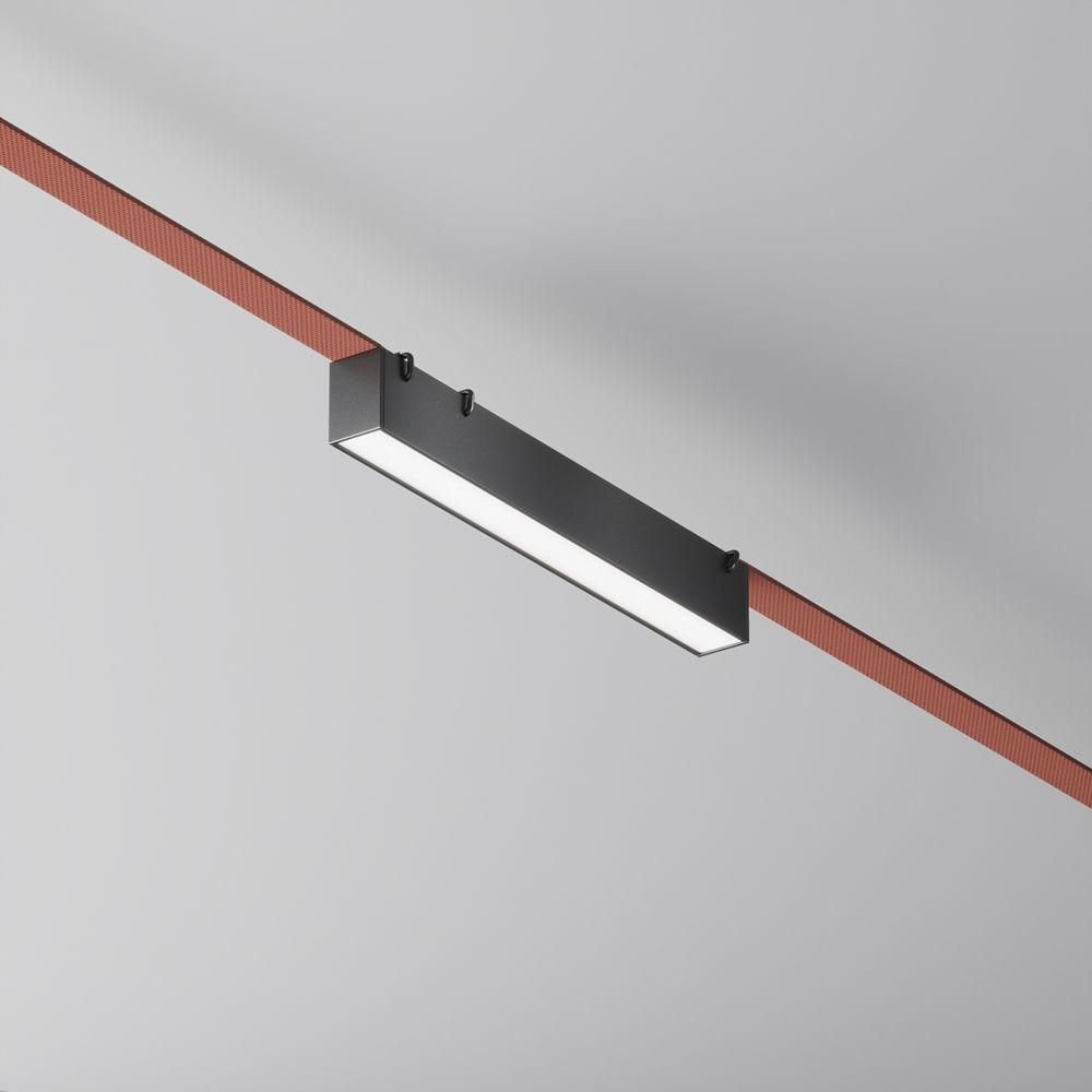 подвесной светодиодный светильник maytoni technical pendant system parity basis tr129b-12w4k-b