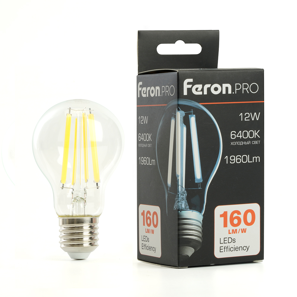 светодиодная лампа feron lb-1112 e27 12w 6400k 48897