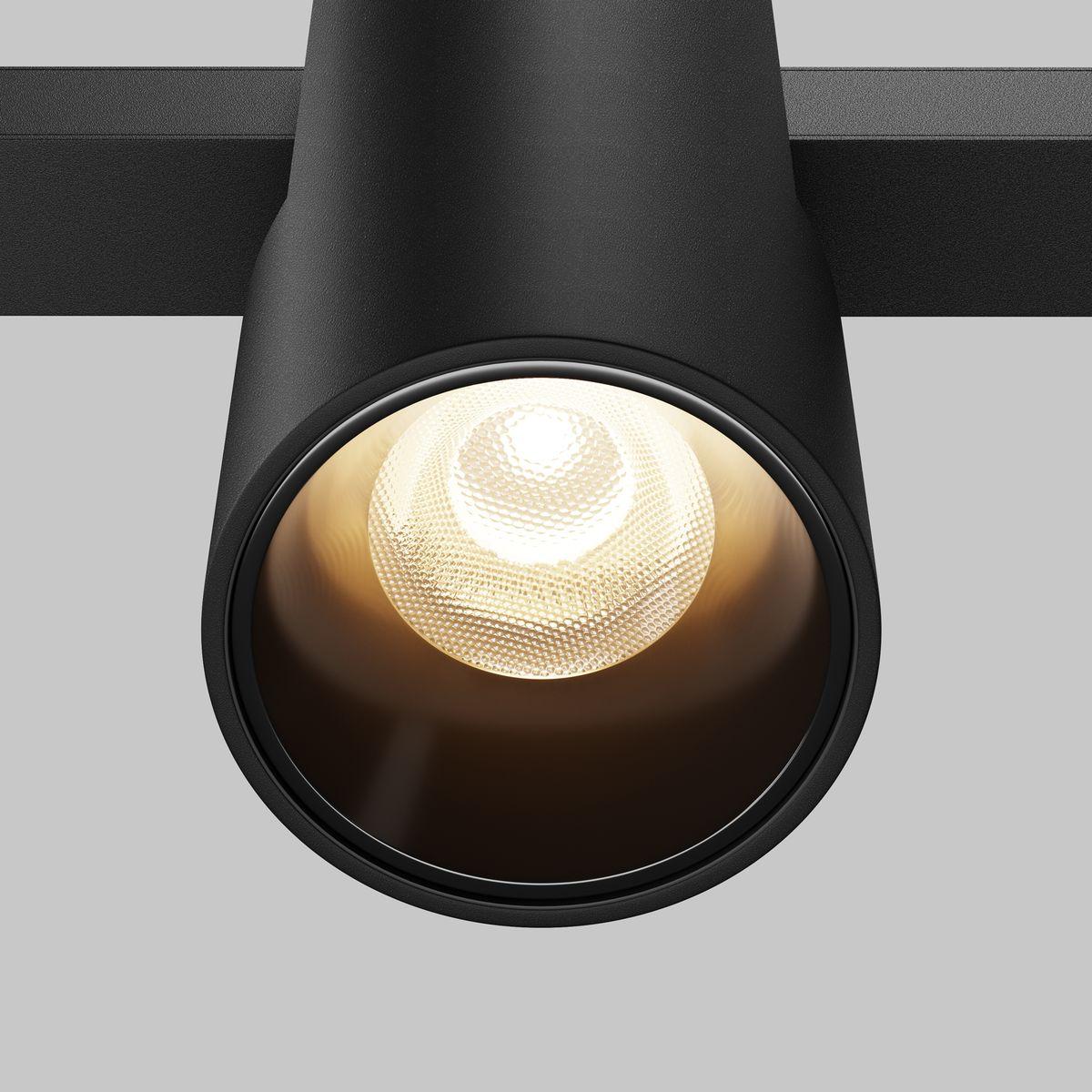 трековый светодиодный светильник maytoni technical magnetic exility alfa tr122-2-7w3k-b
