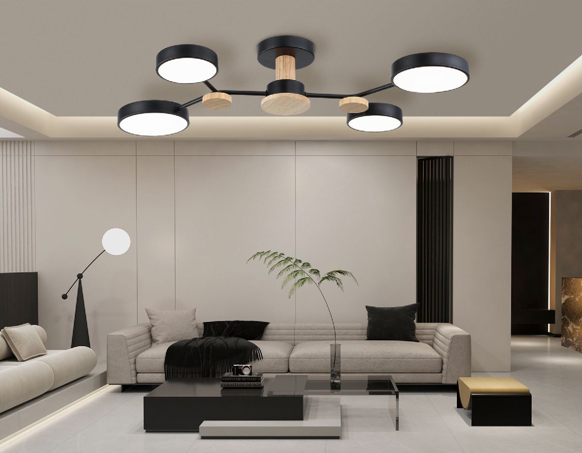 люстра на штанге ambrella light linetech comfort fl4860