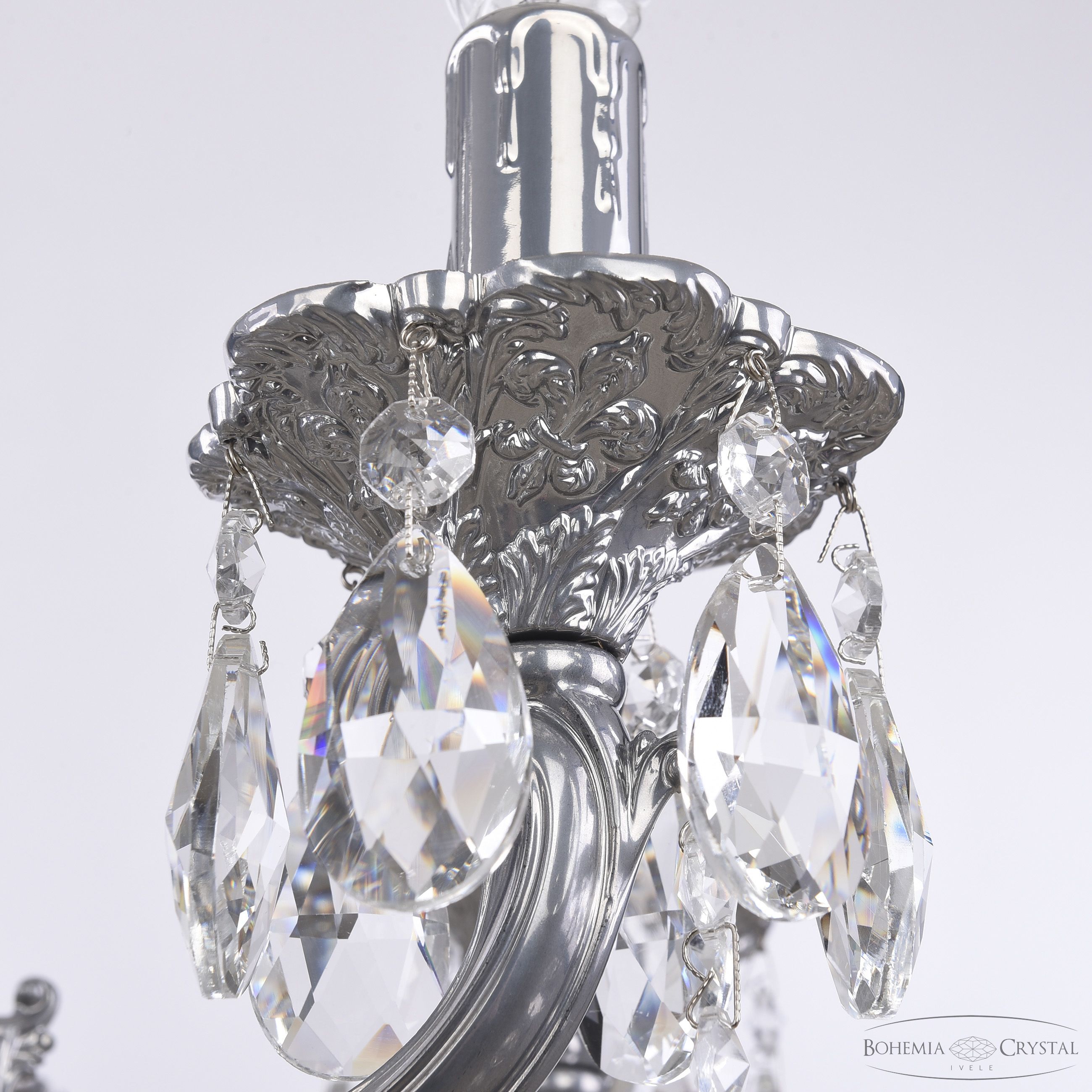 подвесная люстра bohemia ivele crystal al78101/8/210 a cg