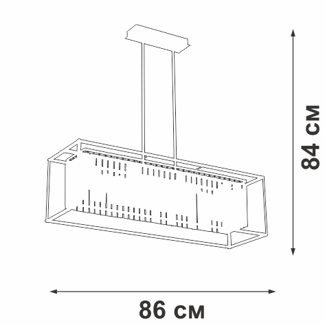 потолочная люстра vitaluce v5402-1/4pl