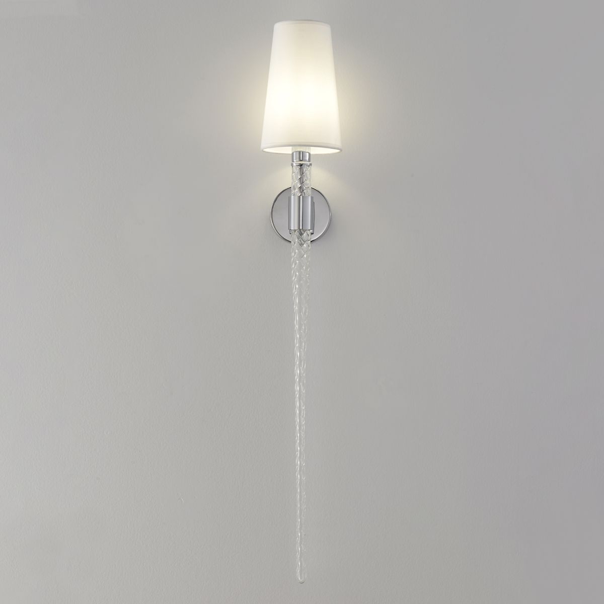 бра crystal lux luminous ap1 chrome