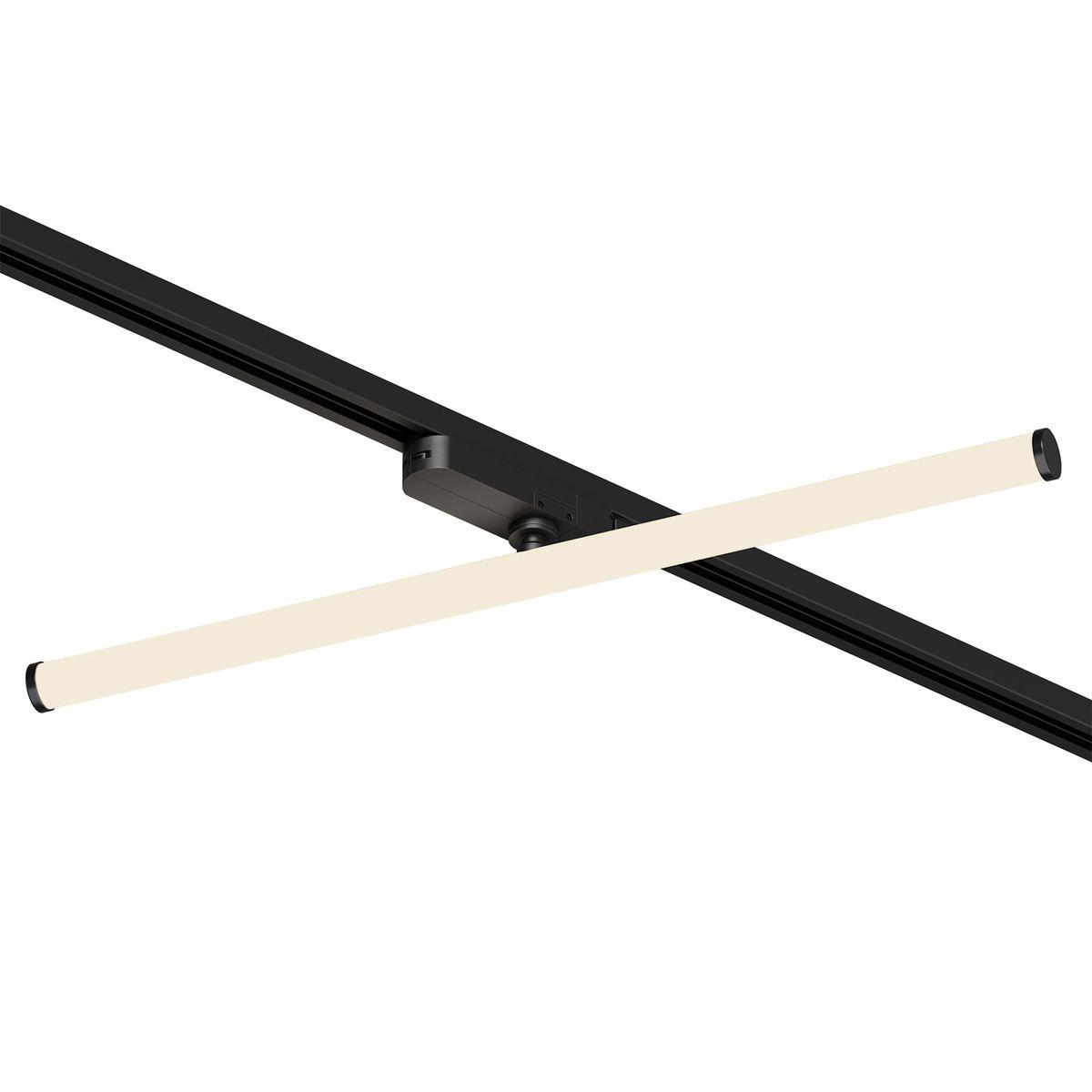 трековый светодиодный светильник denkirs strom dk6638-bk