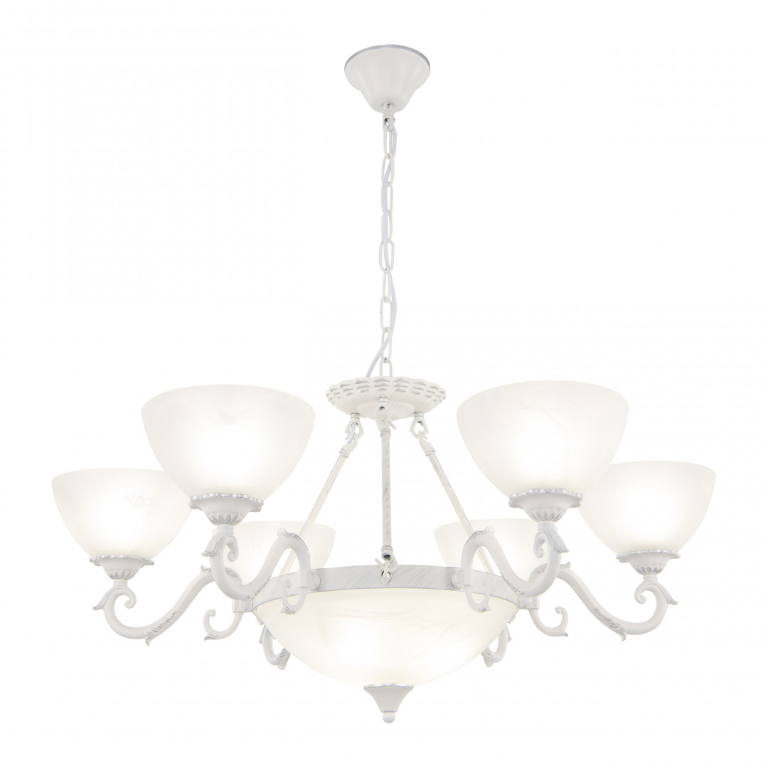 подвесная люстра arte milano 340518/6-3 wt+sl