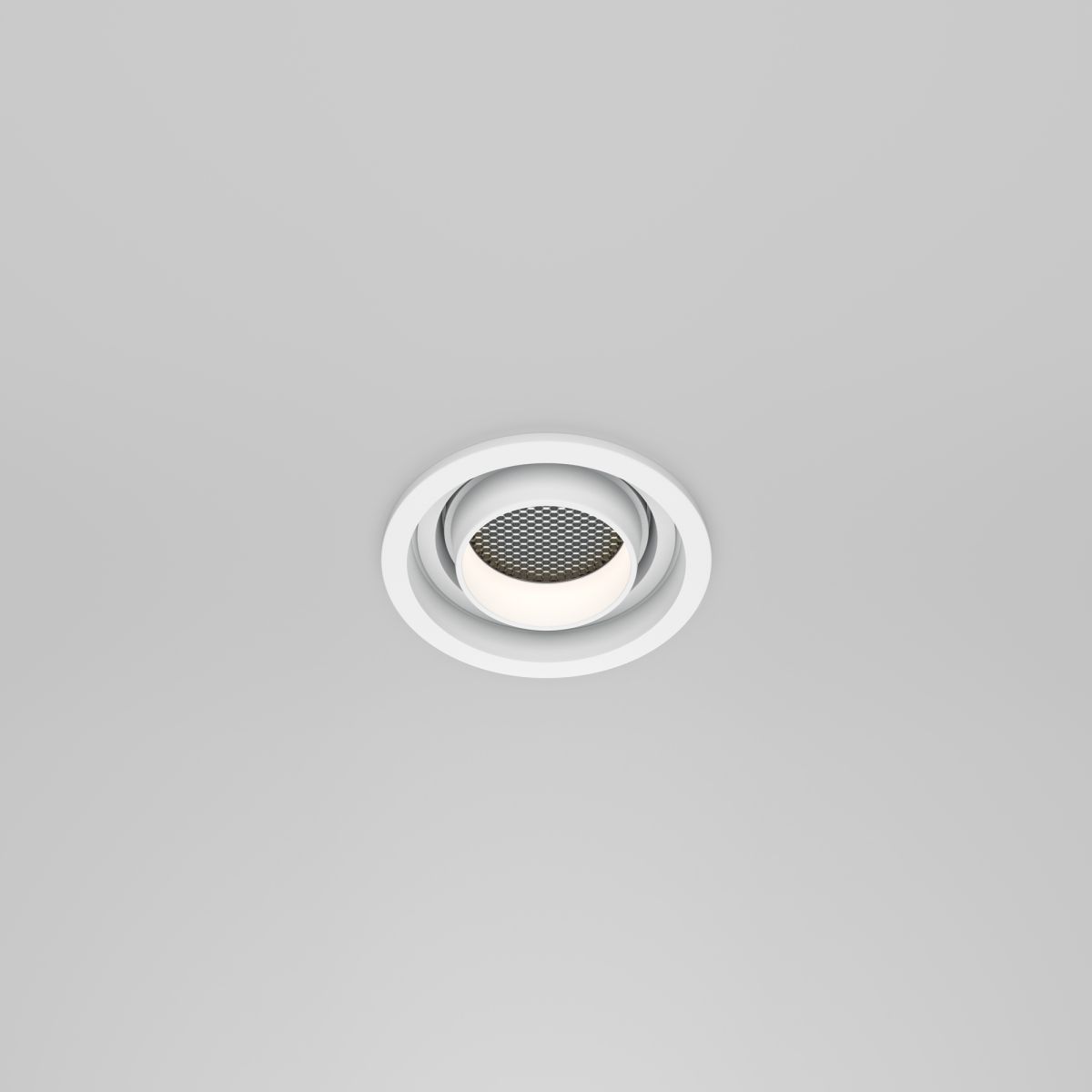 встраиваемый светильник maytoni atom dl113-gu10-01-rd-w