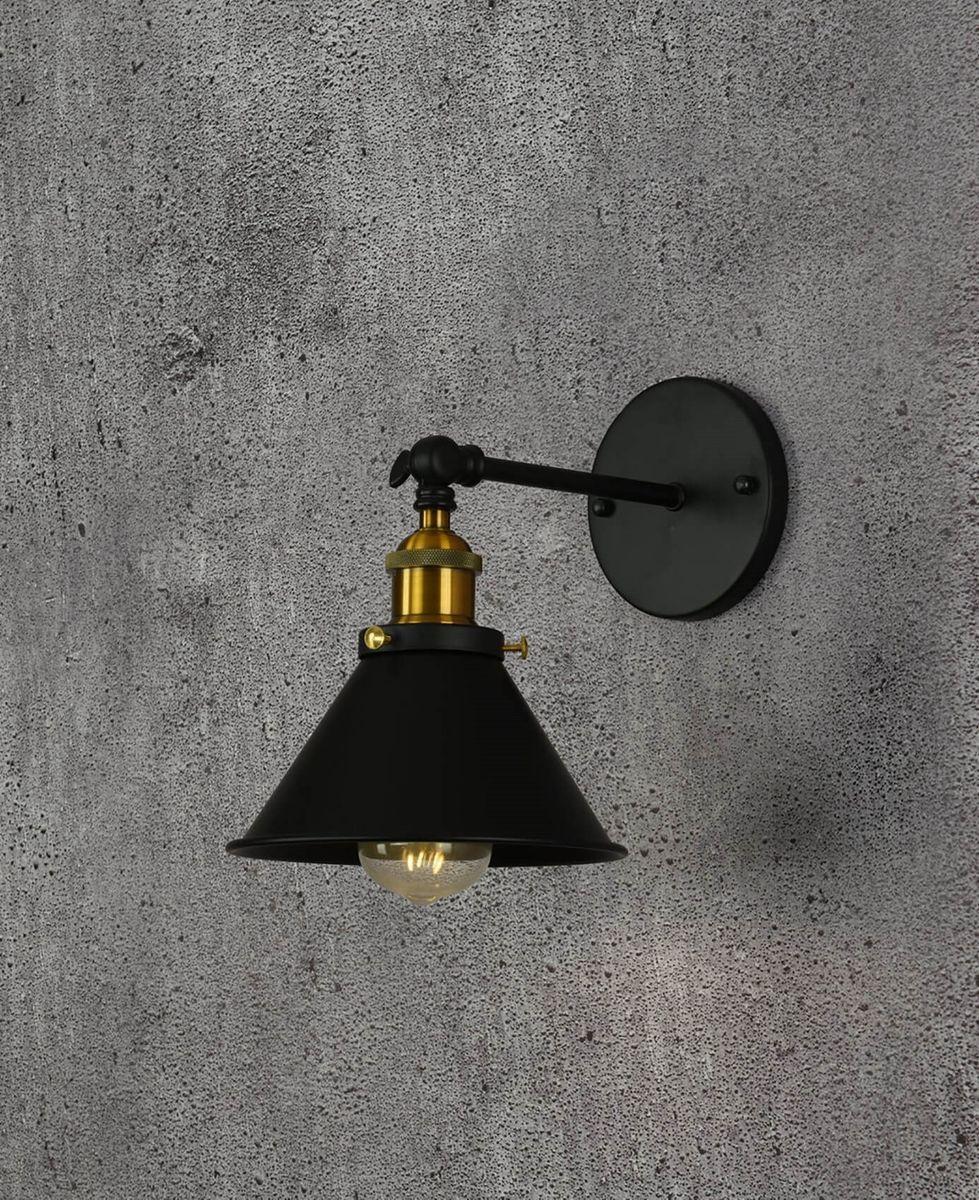 бра lumina deco gubi ldw b005-1 bk