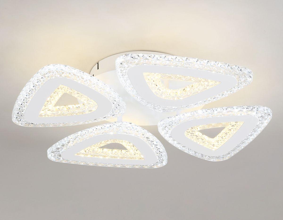 потолочная светодиодная люстра ambrella light acrylica original fa4019