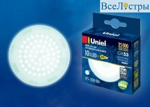 LED-GX53-10W/NW/GX53/FR PLZ01WH