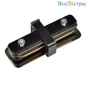 UBX-Q121 K11 BLACK 1 POLYBAG Соединитель для 2-х шинопроводов прямой внутренний