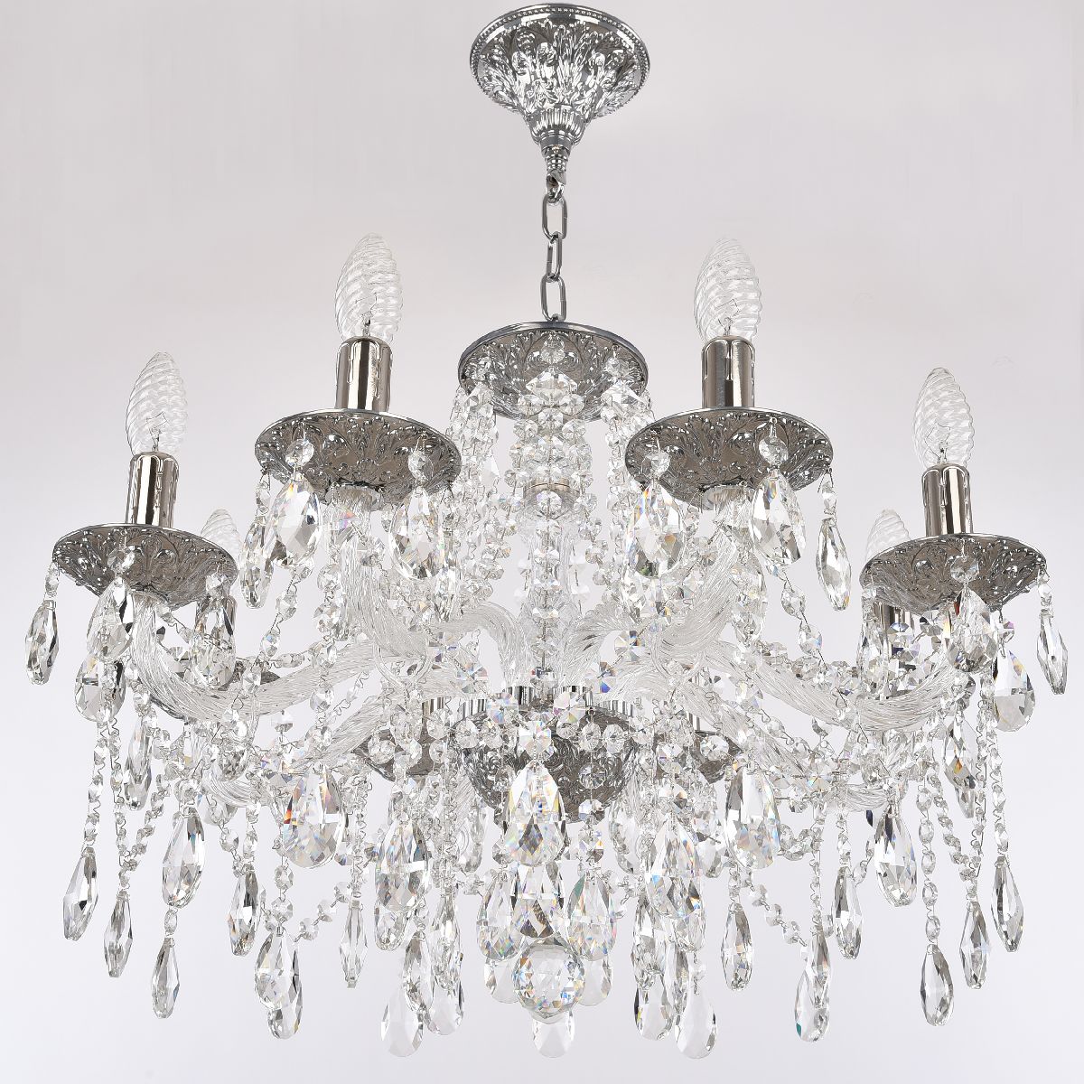 подвесная люстра bohemia ivele crystal al16313/8/200 cg