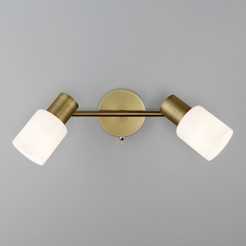 настенный светильник eurosvet corso 20089/2 бронза