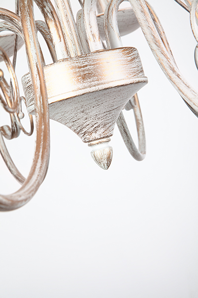 подвесная люстра eurosvet 22404/8 белый с золотом