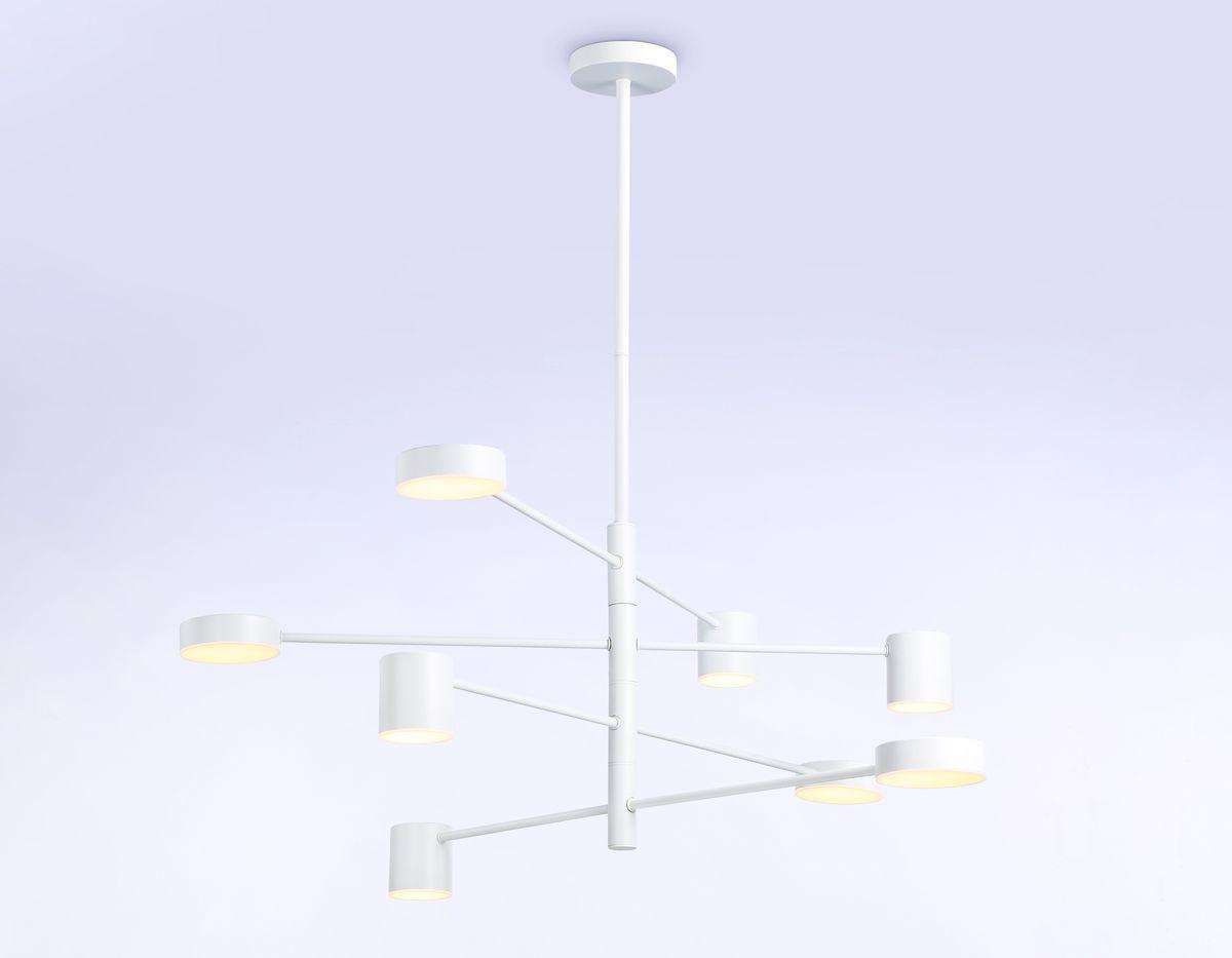 подвесная светодиодная люстра ambrella light comfort linetech fl51688