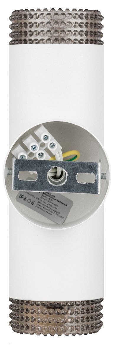 настенный светильник эра wl50 wh/bk б0061196