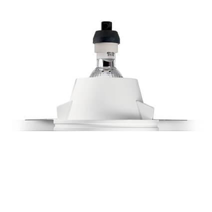 встраиваемый светильник ideal lux samba square d60 150291