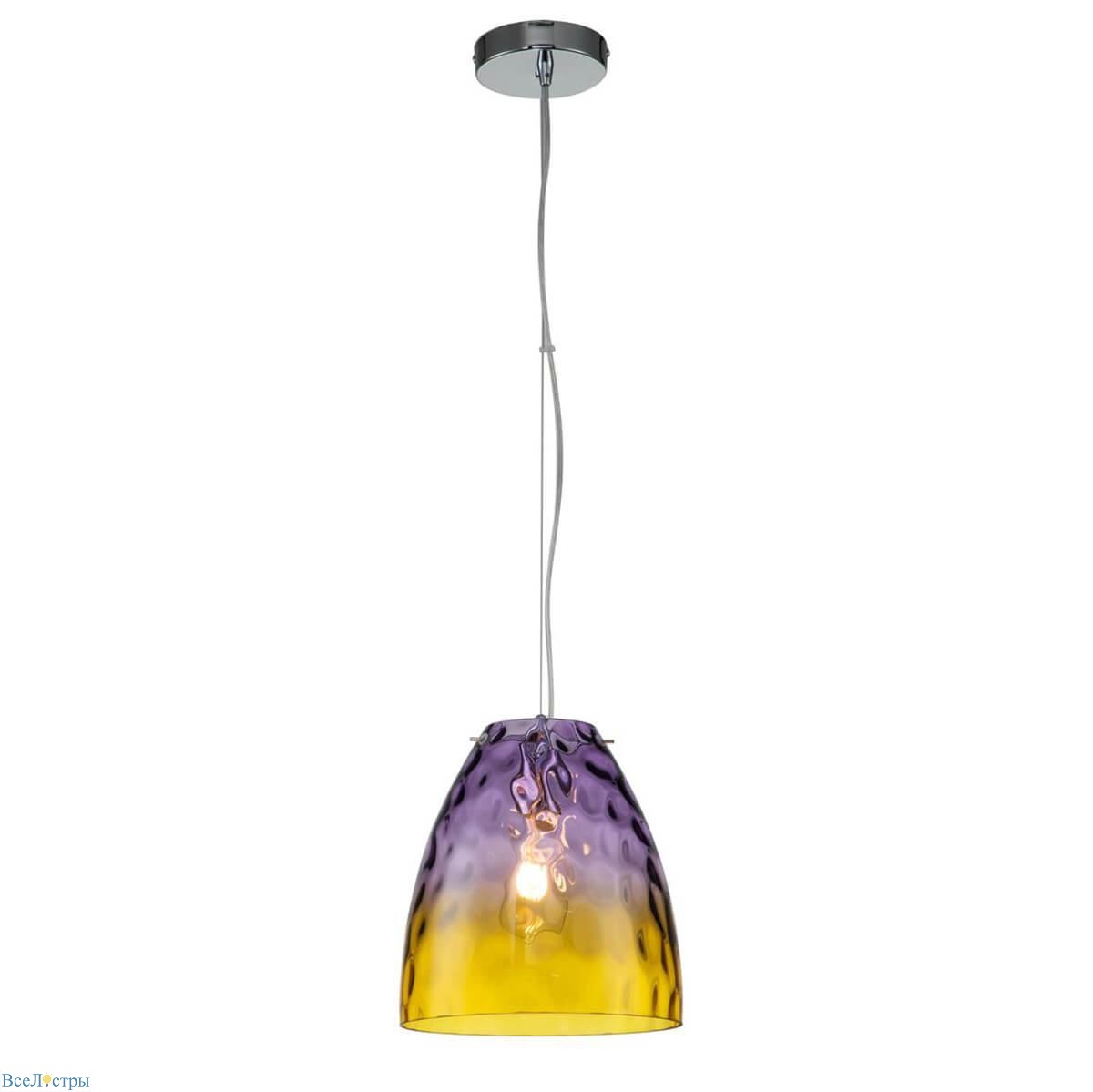 подвесной светильник indigo bacca 11028/1p purple v000294