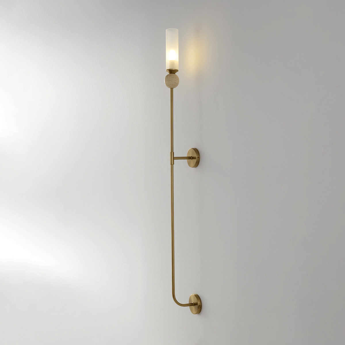 бра crystal lux simply ap1.2 brass