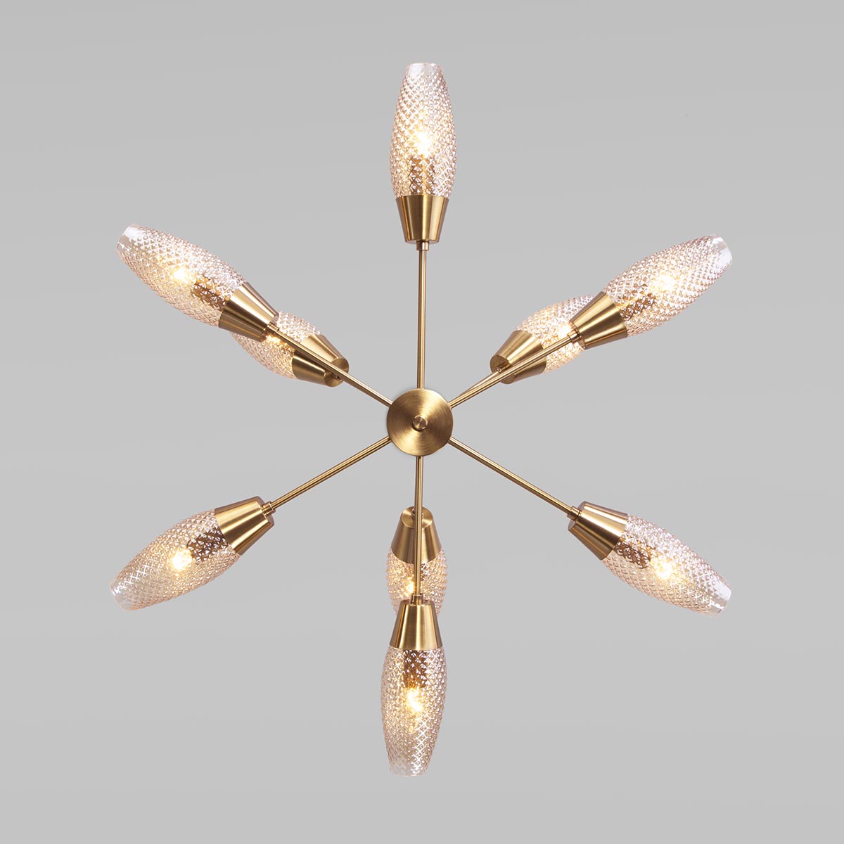 потолочная люстра eurosvet thalia 60140/9 золото