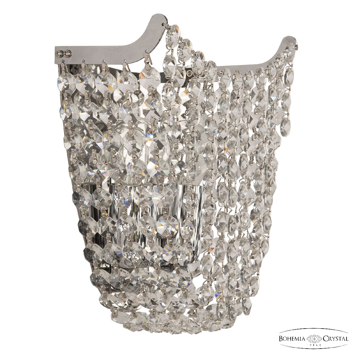 настенный светильник bohemia ivele crystal 778b/19 ni