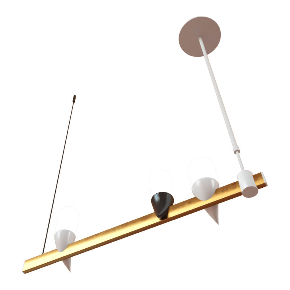 подвесная светодиодная люстра loft it whisper 1028-3wh