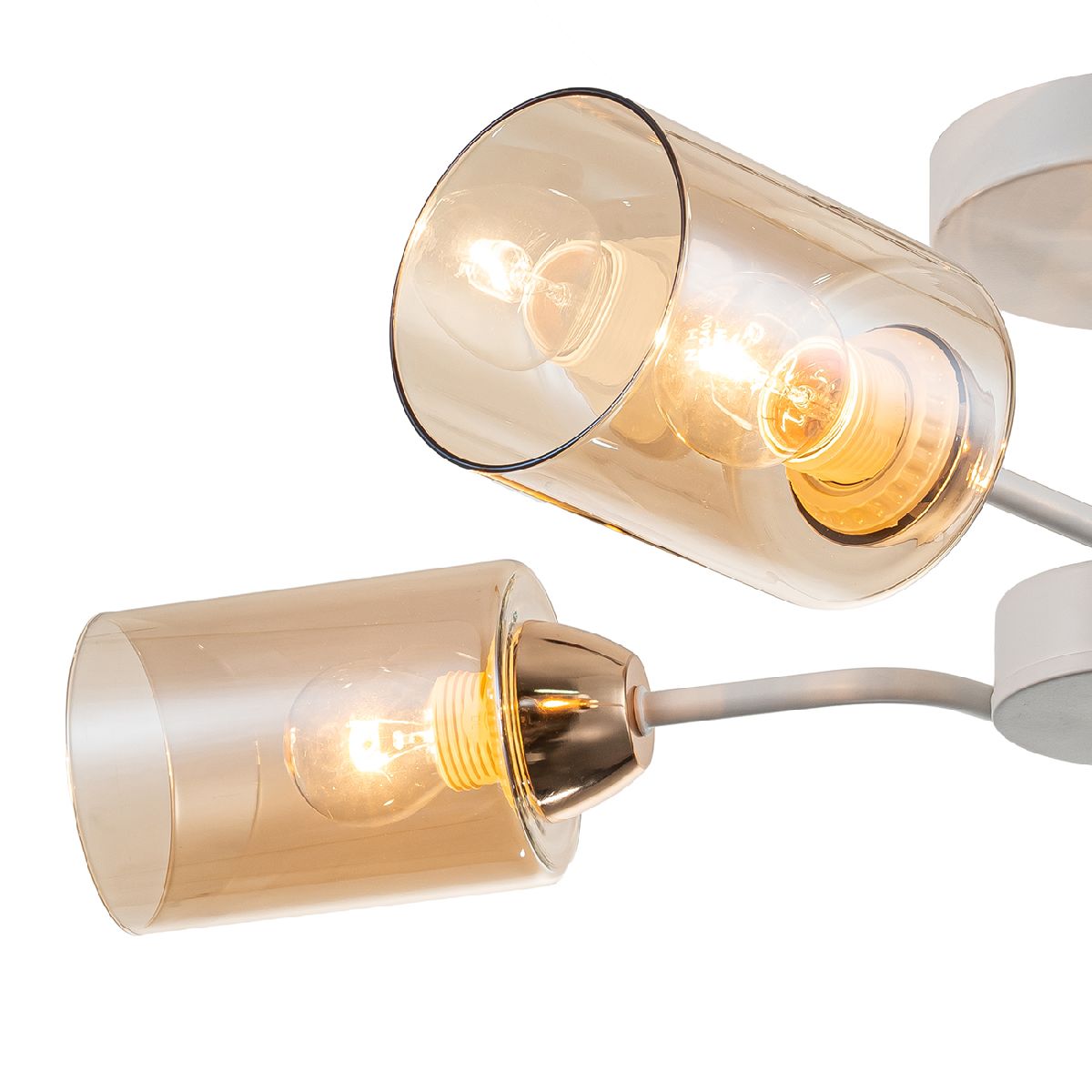 люстра на штанге escada vertigo 1131/4p white/gold