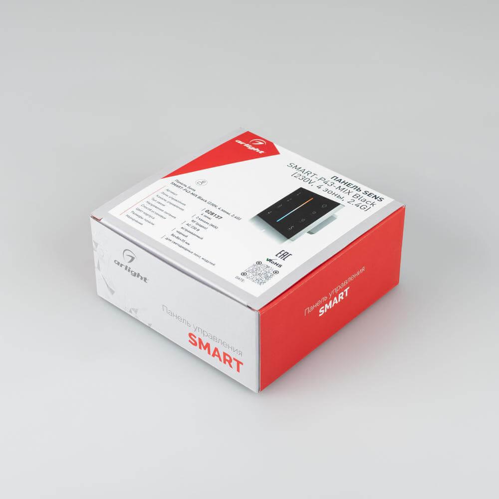 панель управления arlight sens smart-p43-mix black 028137