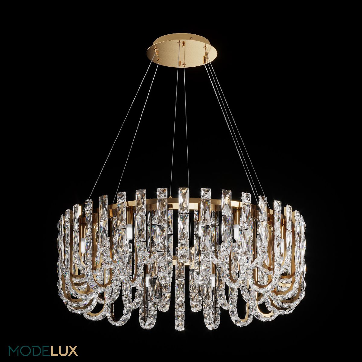 подвесная люстра modelux ml.6621.19 bs
