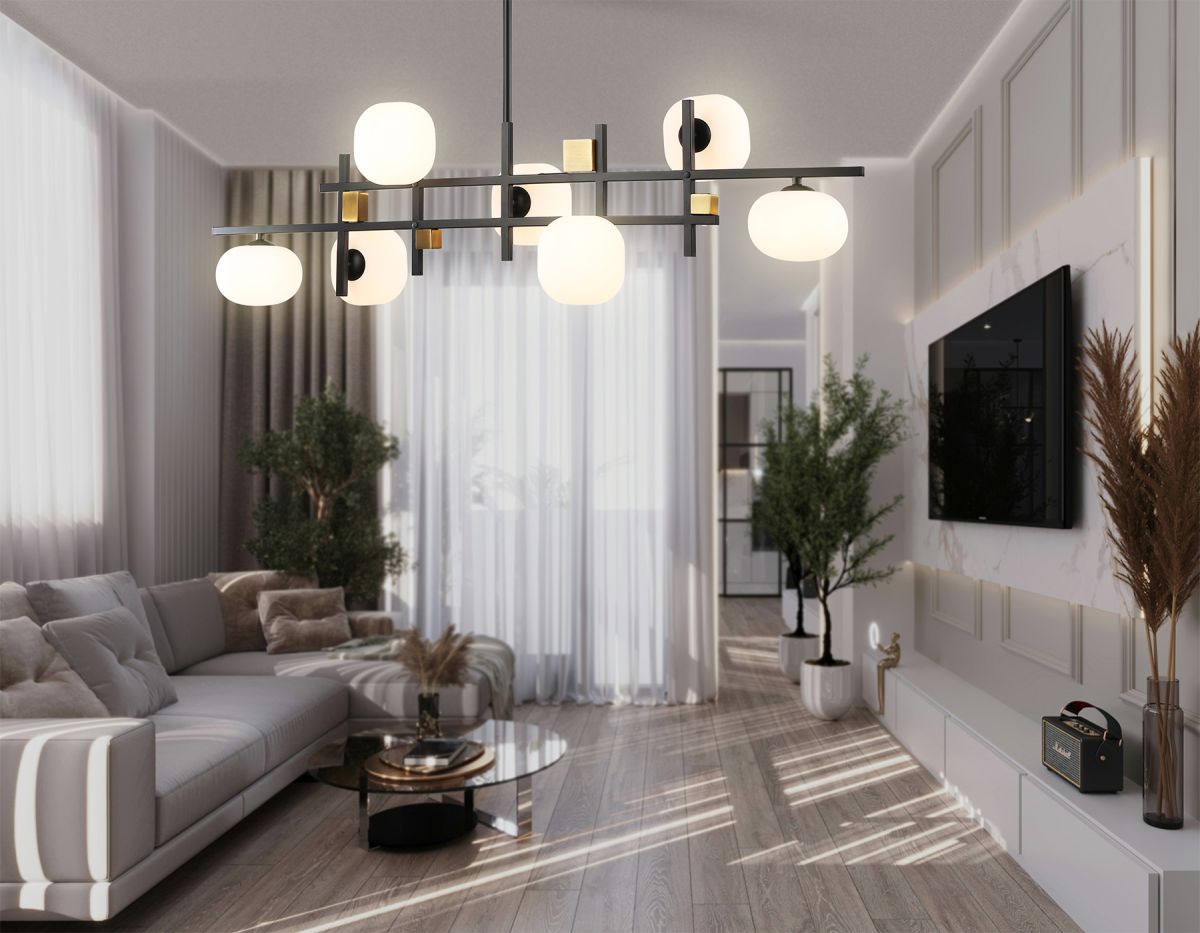 люстра на штанге ambrella light high light modern lh51017