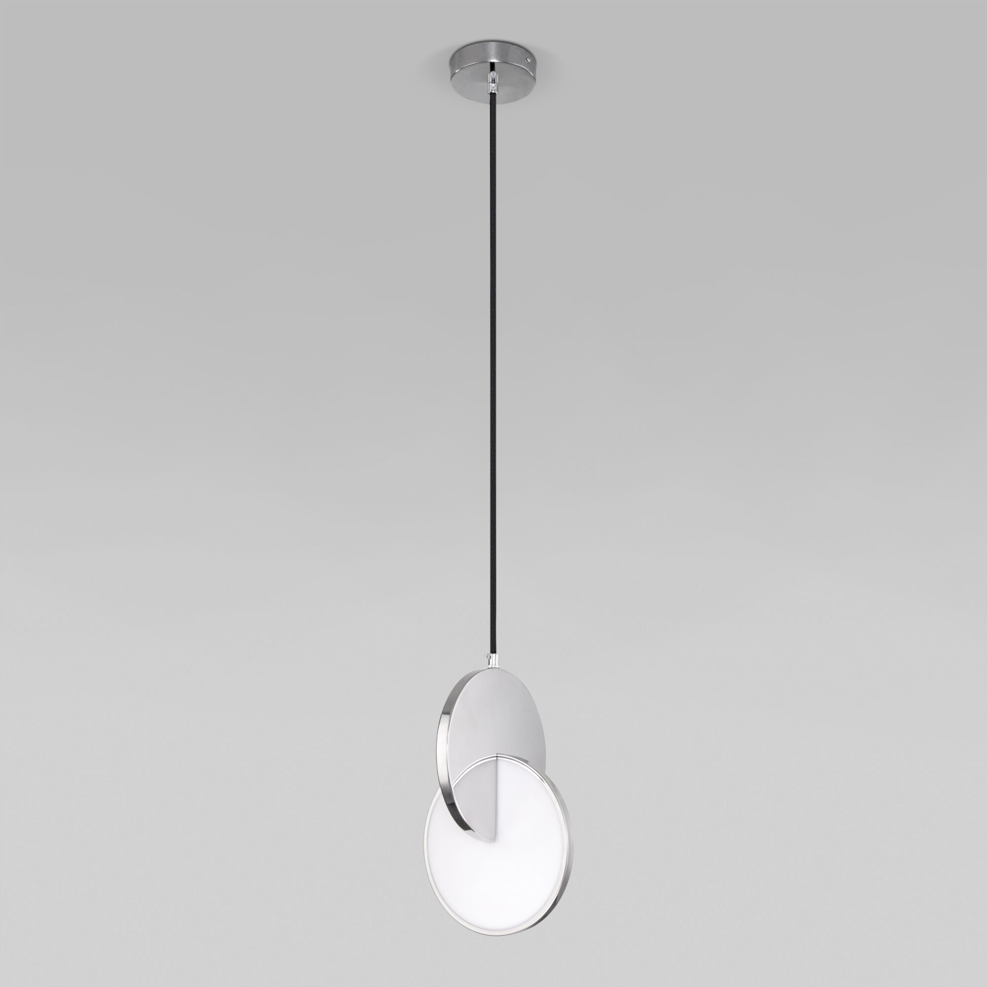 подвесной светильник eurosvet lang 50225/1 led хром a057335