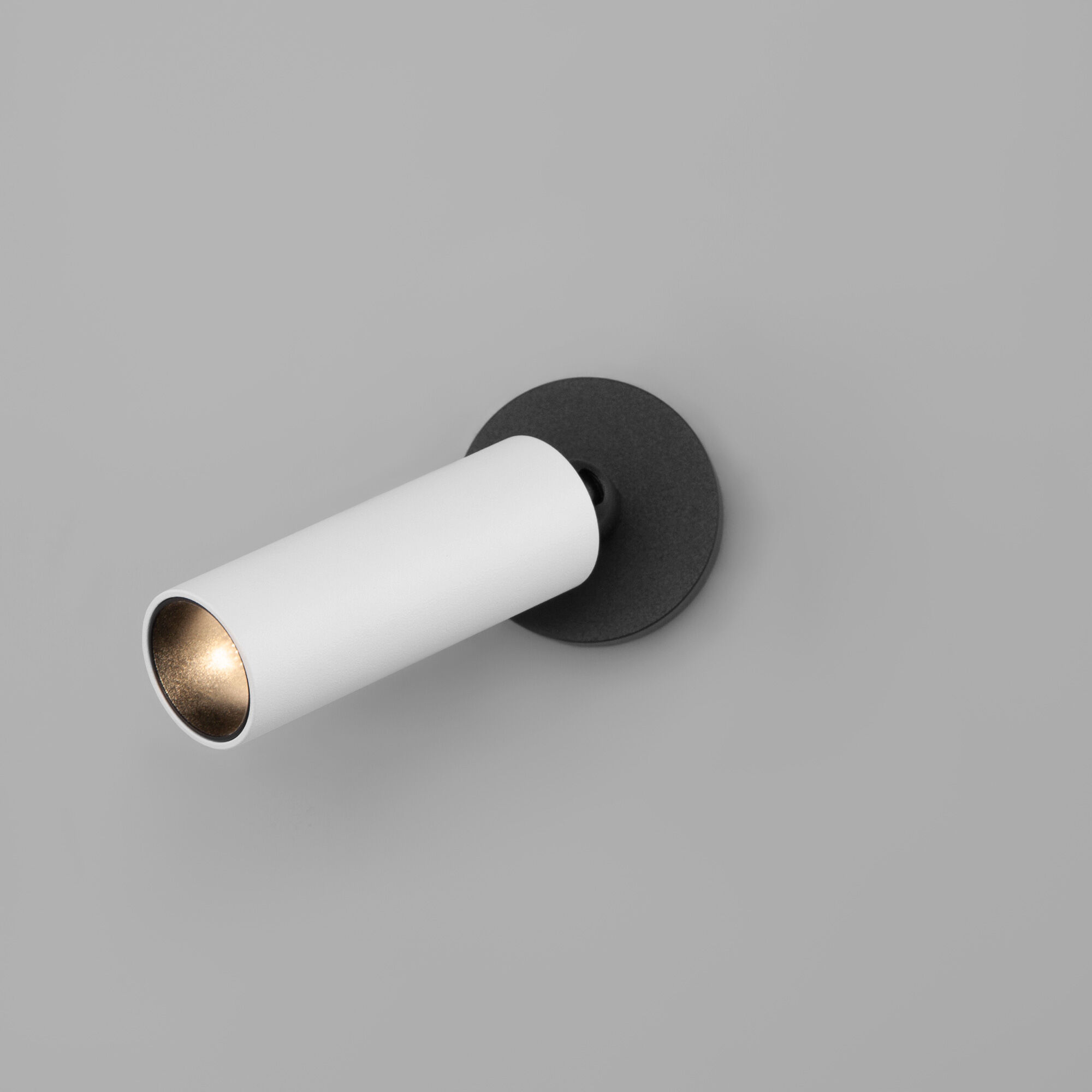 спот eurosvet pin 20133/1 led белый/черный