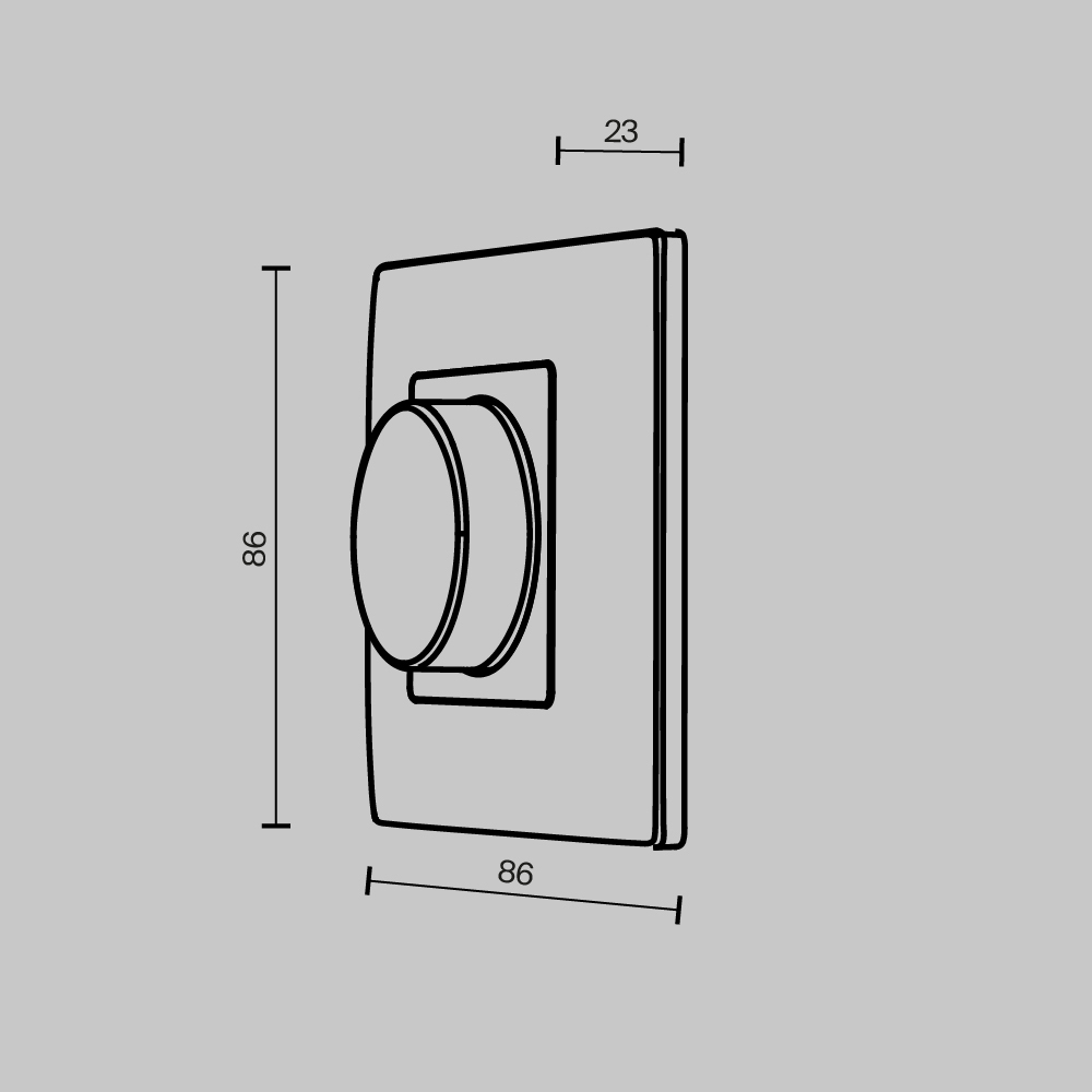 роторная панель управления maytoni triac 731003